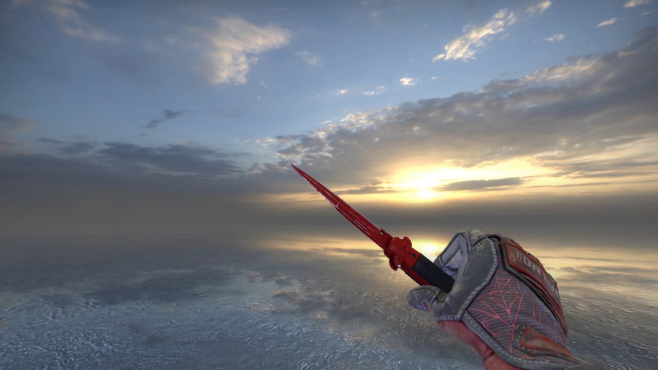 Specialist Gloves Crimson Web BS + Stiletto Knife Crimson Web FT CS:GO ...
