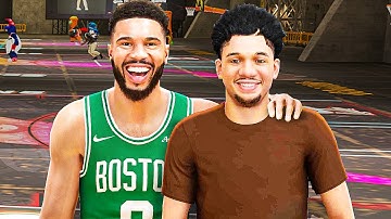 THIS JAYSON TATUM 2-WAY 3-LEVEL SHOT CREATOR BUILD IS DOMINATING PARK PLAYERS IN NBA 2K25...