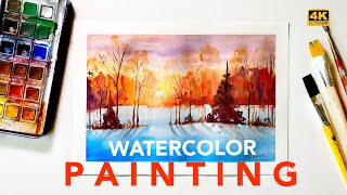 Watercolor Painting | Landscape | by Harpal Singh Guron