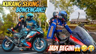 BUCINVLOG BAWA ZX25R‼️ EFEK LAMA GAK RIDE BONCENGAN | GAGAL FOKUS🔥 #zx25r #bucinvlog