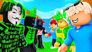 YOUTUBER vs HACKER in Escape Tsunami For Brainrots!