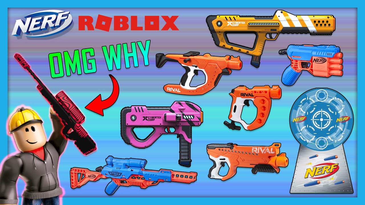 The Weirdest Nerf Blasters Yet? 2021 Nerf Roblox, Mega XL, Elite