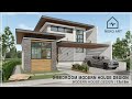 Ep40  2 storey 3 bedroom house design 13x15m lot  modern house design  neko art