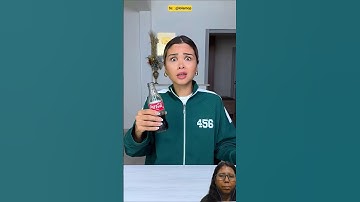 Squid Game Challenge 🥤😄 #shorts #short #squidgame #sigmagirl