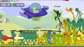 400 Zombie Chapter 3 Farm level 91-94 Stickman Zombie Shooter