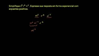 Simplificando expressões com expoentes