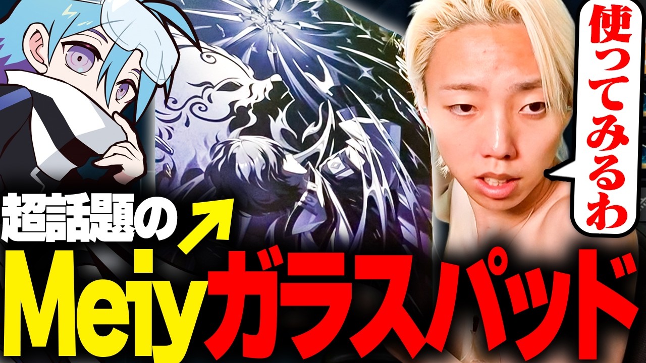 【検証】「エイムが○○だわ」Meiyモデルのガラスパッド使えばほぼMeiy説【切り抜き】
