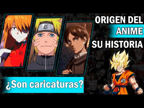 😮¿El anime y las caricaturas son lo mismo? La historia del anime 🏮