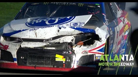 Preece slams into McLeod on pit road