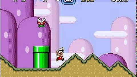 Super mario world custom level: unamed grassland level