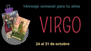 VIRGO✍NUEVOS RETOS😍💘NUEVO AMOR⏳✨DEJA QUE EL UNIVERSO TE MUEVA/24 al 31 de octubre/HORÓSCOPO Y TAROT