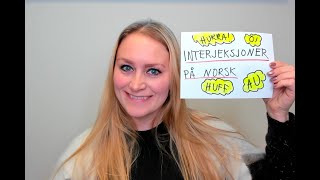 Video 796 Interjeksjoner på norsk. OI! AU! HURRA!