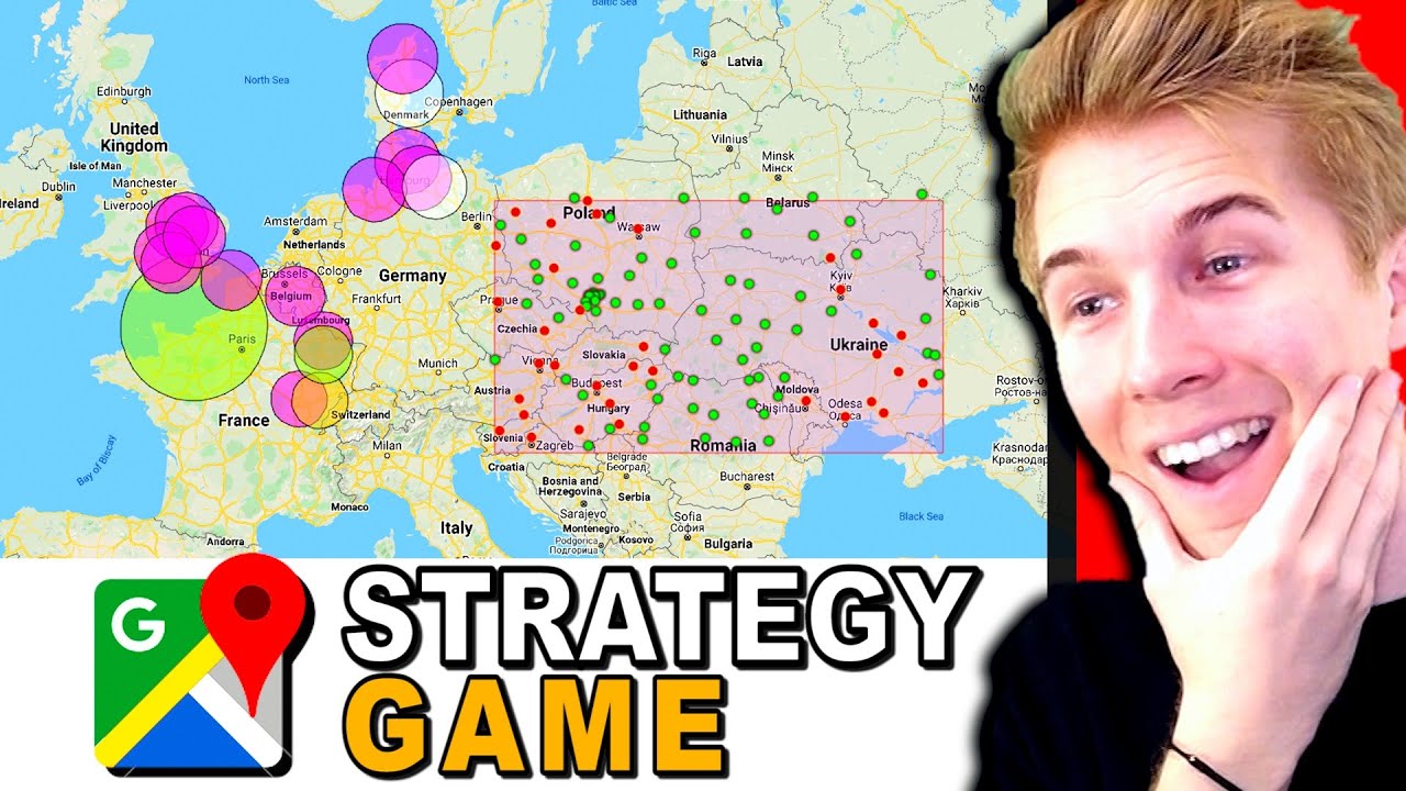 This multiplayer strategy game takes place in GOOGLE MAPS?! (Battle for