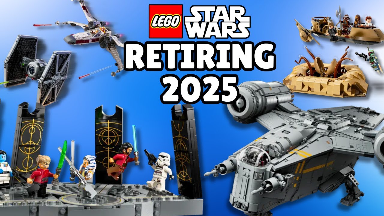 Every LEGO Star Wars Set Retiring in 2025 YouTube Every LEGO Star Wars Set Retiring in 2025 YouTube