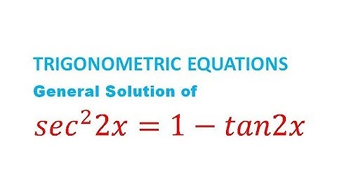 II TRIGONOMETRIC EQUATIONS CLASS 11II XI  NCERT  EXERCISE 3.4 QUESTION 8 II