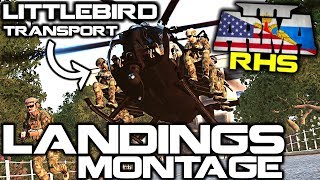 ArmA 3 RHS HELICOPTER MONTAGE™ ► KOTH LANDINGS EDITION - EPISODE TWENTY THREE