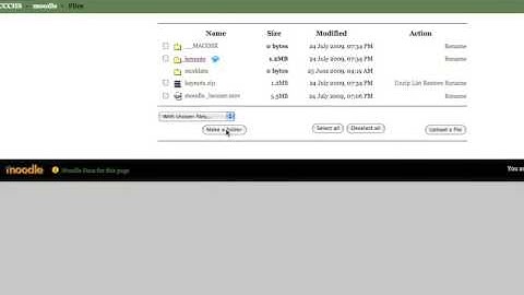 Moodle - Importing a keynote into Moodle using the lightbox gallery