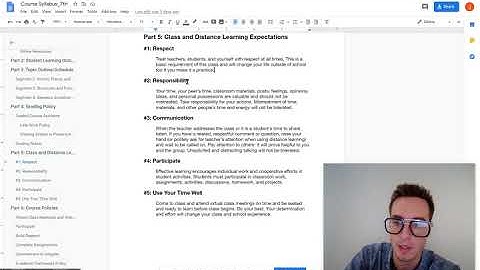 Week 1: Friday - Syllabus Quiz Video