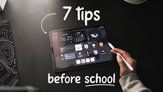 7 habits & tips before school | back to school