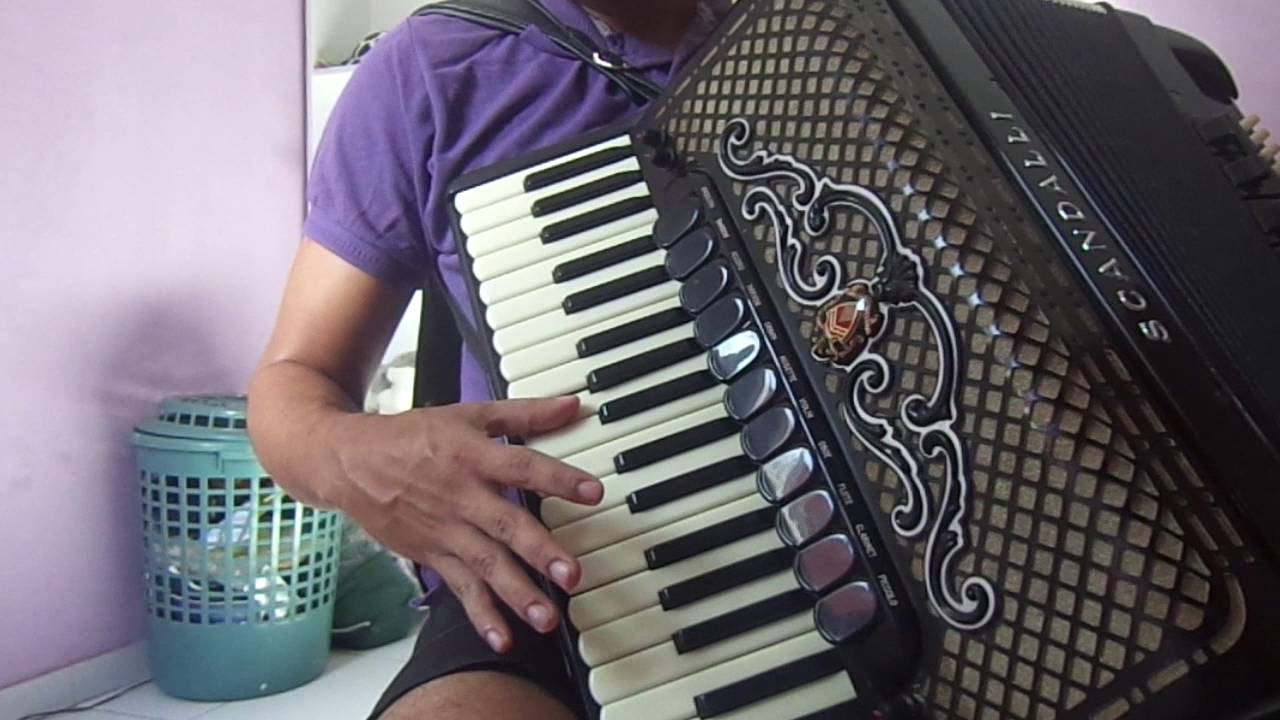 solo RAIZ PODEROSA, sendo executado lento para iniciantes no acordeon
