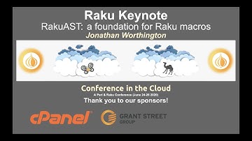Jonathan Worthington - RakuAST - Raku Keynote