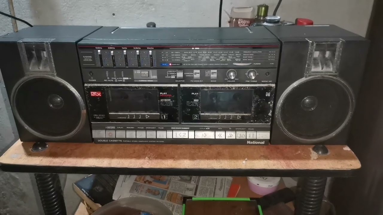 National rx cw50 80's still working - YouTube