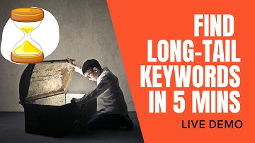 [Live Demo] How I find long tail keywords with free tools
