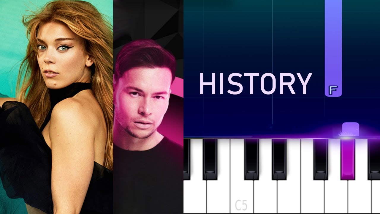Joel Corry, Becky Hill -  History (Piano Tutorial)