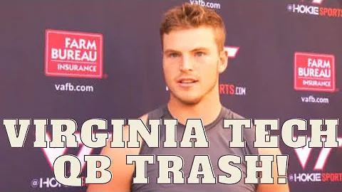 Virginia Tech Quarterback Grant Wells is Terrible!!
