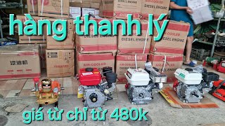 16/04- thanh lý máy xăng, máy dầu, đầu nén rửa, giá từ 480k/cái ☎️ 0344862079☎️ 0889930477