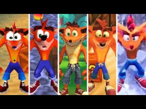 Видео: Crash Bandicoot  эволюция (1996- 2020)