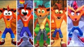 Crash Bandicoot  эволюция (1996- 2020)