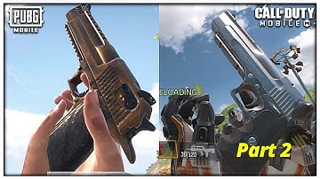 BGMI vs CODM ASSAULT RIFLE SOUND AND ANIMATION| PUBG mobile vs COD mobile comparison|