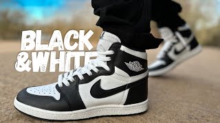 Controversial Details..Jordan 1 Hi 85 Black & White Review & On Foot