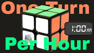 Solving A 2X2 Cube But I Do One Turn Every Hour