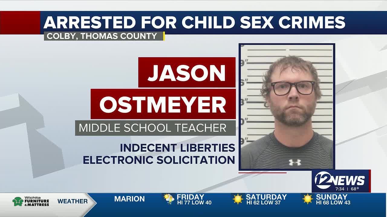 Colby police arrest teacher for child sex crimes - YouTube