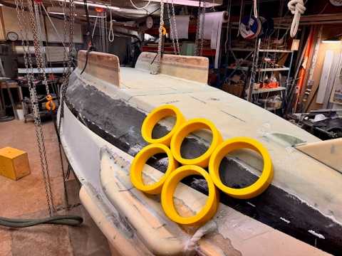 Making my boat Amphibious.