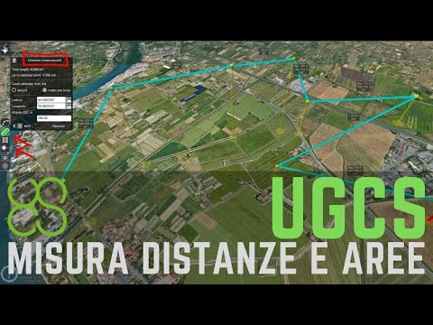 UGCS - Misura distanze, aree e calcola il range di visibilità