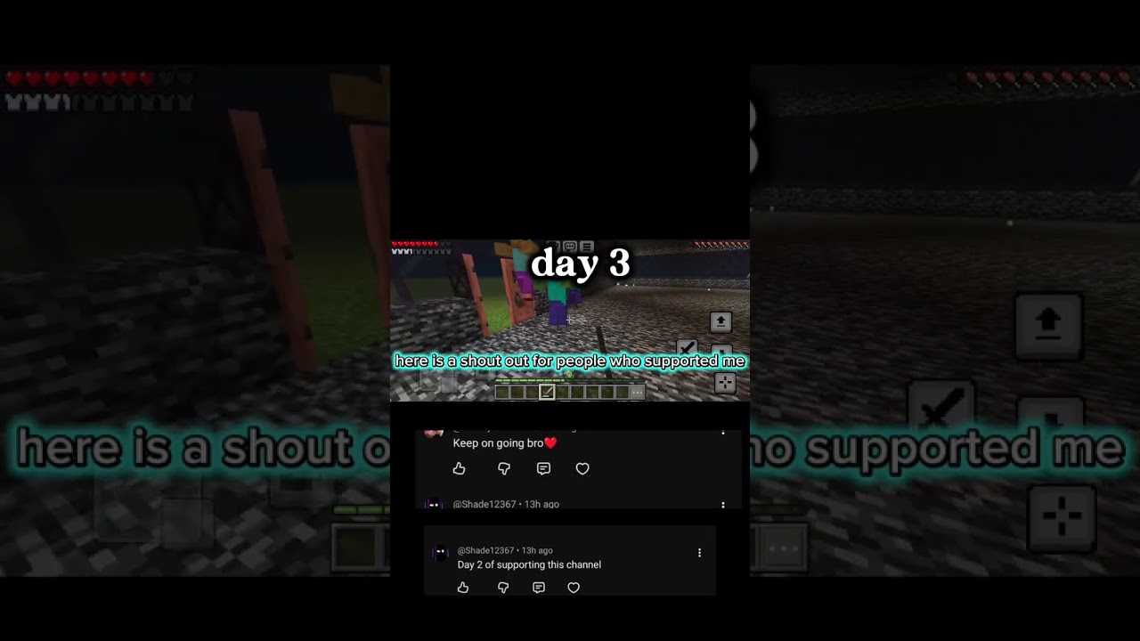 day 3 of killing 1 mob every day till I die 