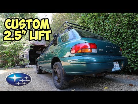 Subaru Impreza BATTLEWAGON Ep. 1: The Best DIY Lift Ever!