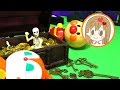 てんてんおねえさん♯22　アンパンマン　おもちゃ　宝箱　金貨　鍵　パズル　ガイコツ　ポーズスケルトン　ホラーマン