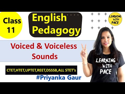Voiced and Voiceless sounds difference| Learning With Pace | By Priyankkaa Gauur