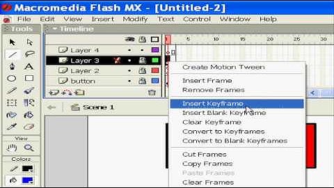 flash mx button tutorial