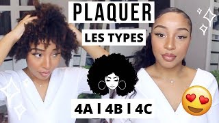 PLAQUER DES CHEVEUX CRÉPUS COURT SANS CHALEUR !  l HONEYSHAY