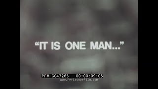 Thumbnail for "IT IS ONE MAN ... "  1968 IBM MAINFRAME COMPUTER SALESMAN RECRUITING FILM   GG47265