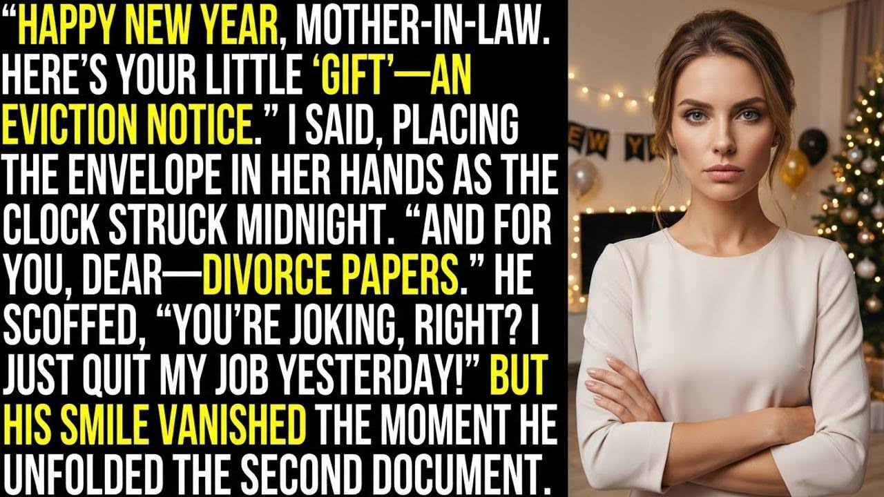 Happy New Year, Mother-In-Law! Here’s Your Gift—An Eviction Notice, I Said As I Handed Her Envelope