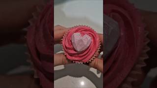 Another Pink Heart Cupcake