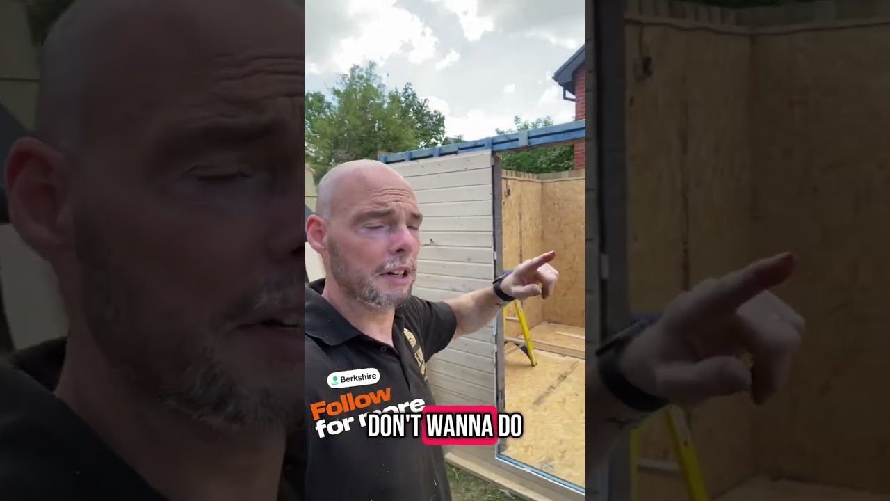 Never assume the level will run true #tipsandtricks #diy #diytips #construction #trades #shiplap