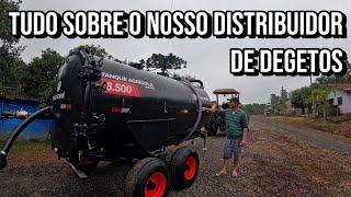 DISTRIBUIDOR DE ESTERCO LÍQUIDO SÃO JOSÉ EM DETALHES