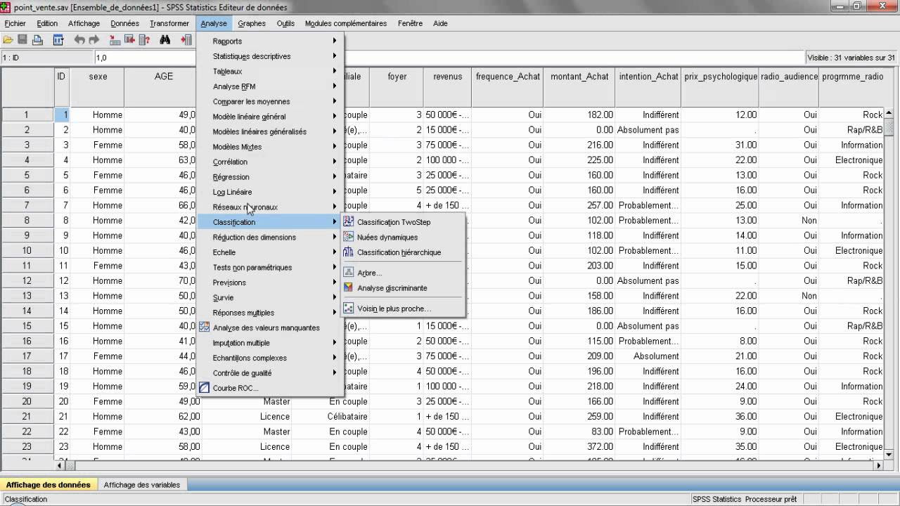 Formation SPSS La Corrlation PearsonSpearman